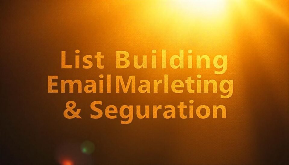 Building and Segmenting Your Email List for Better Targeting